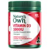 Nature's Own Vitamin D3 1000IU 400 Capsules