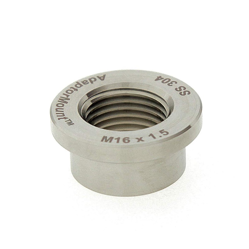 M16 x 1.5 Stainless Steel 304 Female Threaded Stepped Weld