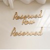 8pcs Hanging Wooden Reserved Sign,Reserved Seating Signs with Rope for