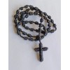 Nylon Rosary Knotted Cord Black