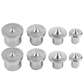 8pcs Wood Dowel Tenon Centers Set Drill Dowel Center Points Pins 6mm 8mm 10mm 13mm(Hollow)
