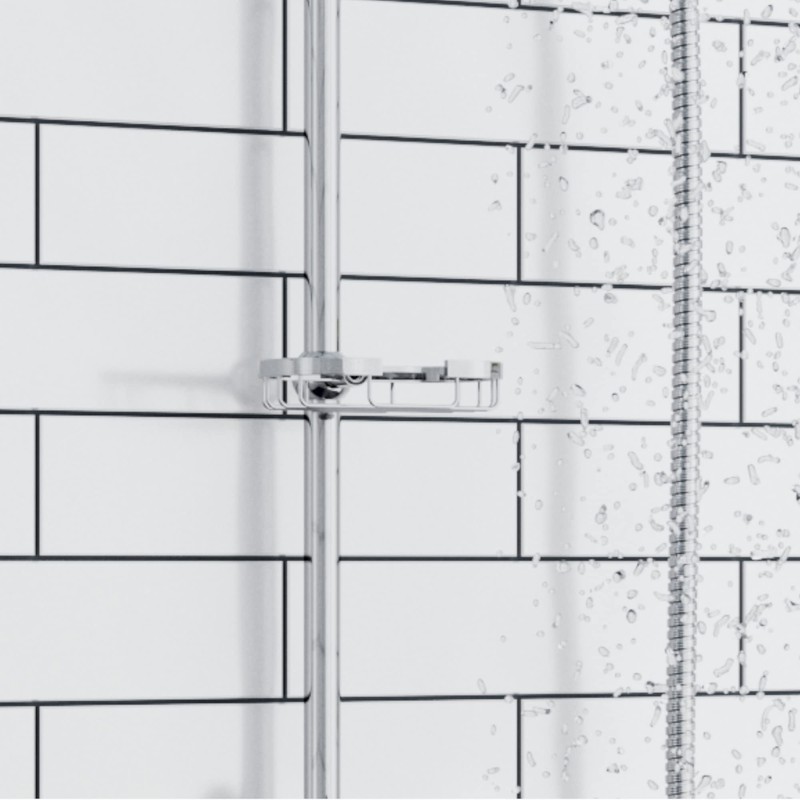 ENKI I01 Traditional Soap Dish Wire Basket 18mm Rigid Riser