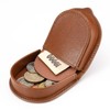 Milagro ca-s-640 Italian Leather Horseshoe Shaped Coin Case (Horseshoe Coin