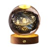 3D Crystal Ball Night Light Rechargeable Battery Soft Light Multifunction