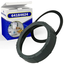 MONTERAL Retainer Ring and Rubber Gasket for Jug Blender with Original Code BR64184624 64184624 for Braun MX2000 MX2050