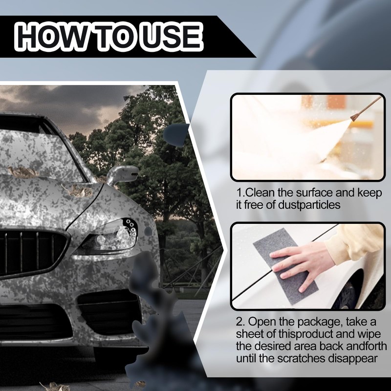 Katyjun Nanosparkle Cloth, Nano Cloth in Test for Car, Pack