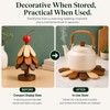 Wooden Tree Trivet Set for Dining Tables – Folding Pot