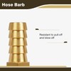 JUWO Brass Hose Barb Fitting, 5/16" Barb x 1/8" NPT