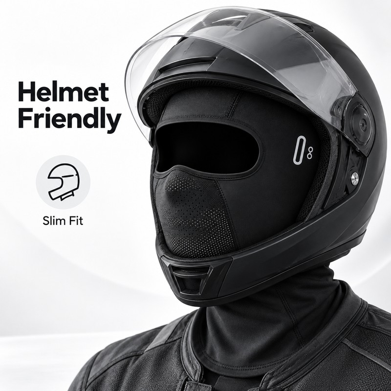 Motorcycle Balaclava Face Mask for Riding – Breathable, Quick-Drying Full