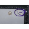 Rainbow St Benedict fig purple string macrame adjustable bracelet