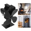 Stove Fan Rust Resistant Effective Practical Quiet Automatic Operation Heat