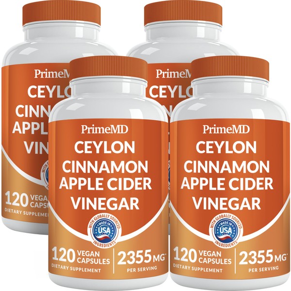 5-in-1 Ceylon Cinnamon Capsules 2355mg - Ceylon Cinnamon and Apple
