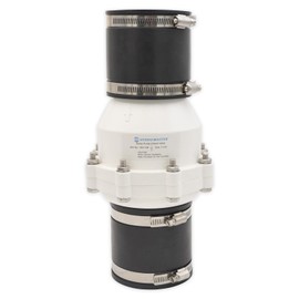 Hydro Master Plastic Sump Pump Check Valve With No Hub Connection 3 Inch.