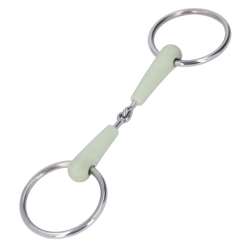 130mm Horse Mouth Snaffle with Chain Stainless Steel Horse Bit