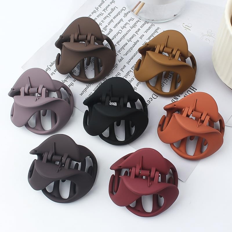 NAKANOYA Hair Claw 1 Piece Plastic Resin Hair Claw Vance