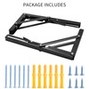 YUMORE Folding Shelf Brackets, 14 Inch Heavy Duty Collapsible Shelf