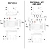 Replacement Part for SunSun Bio Pond Filter CBF-200T CBF-200U CBF-200