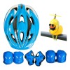 Kit Casco Proteccción Infantil + Patito De Goma Con Luz