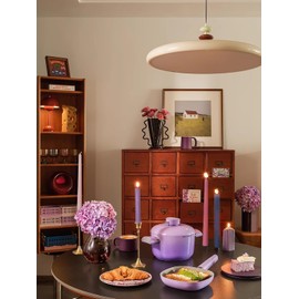 12 Inch Taper Candles 6 Pcs Unscented, Smokeless, Dripless Long Tapered Candlesticks Candles for Christmas Birthday Dinner Wedding Party Home Decor