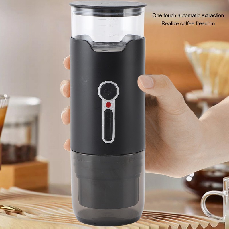 Rechargeable Mini Coffee Machine Automatic 15 Bar Pressure Electric USB
