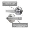 BRINKS Commercial - Light Duty Privacy Door Lever, Satin Chrome