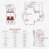 Circuit Breaker 2P DC 1000V 20A Solar PV System Isolator