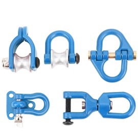 Metal Simulation Trailer Towing Buckle Tow Hooks Decoration Tool for 1/10 RC Carblue