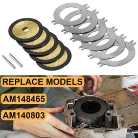 AM148465 Wet Brake Disk Kit Replace for John Deere Gator Utility XUV 625 825 835 855 865 Vehicles, AM140803 Park Brake Discs Kit