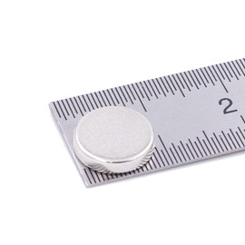 Brudazon 50 Mini Disc Magnets 9 x 2 mm N52 Strongest Level Neodymium Magnets Ultra Strong Power Magnet for Model Making, Photo, Whiteboard, Notice Board, Fridge, Crafts, Magnetic Disc Extra Strong