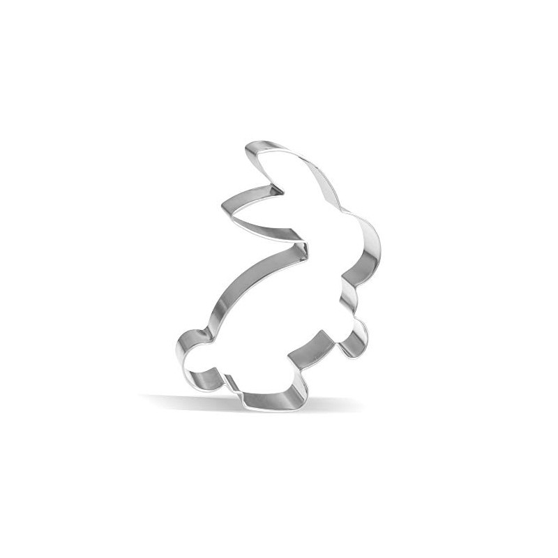 4.1 inch Bunny Rabbit Cookie Cutter - Stainless Steel