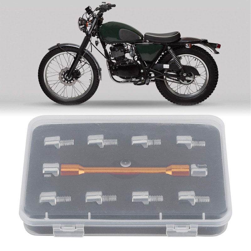 Deror Motorcycle Spoke Wrench Set CNC 5.0-6.8 Length 93mm/3.7in for