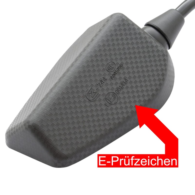 Set of Universal Motorcycle Rear View Mirrors / E-Tested /