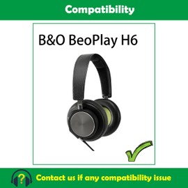 ACCOUTA Earpads Cushion Compatible with B&O BeoPlay H6 Headphone Ear pads replacement with Softer Protein Leather and Memory Foam