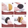 NMKL38 50PCS Replacement Sandpaper Discs Self-Adhesive 25mm with Stainless Steel