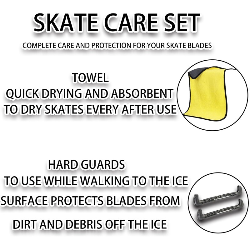 MOAZIFI Blade Protectors Ice Skates Ice Skates Accessories