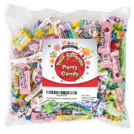 Your favorite Party Candy - 4 lb Bag of Famous Brands Hard & Chewy Candy Assortment