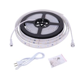 Luz Regulable LED Tira Luces Luz De Día 4200K 127 Voltios Ajustable LED Debajo Del Gabinete Luz, No LED Conductor Necesidad,Trabajar con Inteligente Tapón, 127V Triac Dimming iluminación Tira, Impermeable IP65 16.4ft Cala Luz, Patio Trasero iluminación