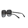 Coach HC8368D Sunglasses, Black/Grey Gradient, 61 mm