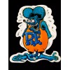 RAT FINK STICKER “FEELING BLUE” 3 1/2 X 4“ MATTE