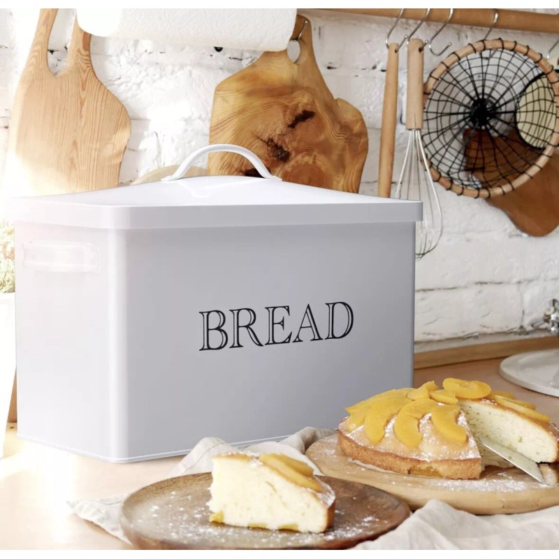 Klarstein Bread Box - Countertop Space-Saving, Extra Large, High Capacity