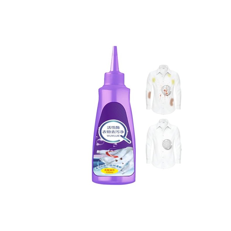 Manchas difíciles Ropa - Telas | 120ml Quitamanchas Instantáneo Sin