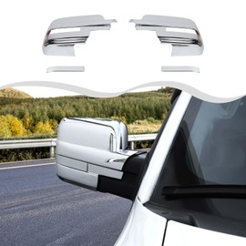 HTHE 4PCS Outside Car Full Mirror Cap Covers Compatible with Ford F150 2009 2010 2011 2012 2013 2014
