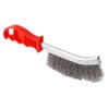 Wire Brush, High Performance Wire Hand Brush with Polyurethane Handle,