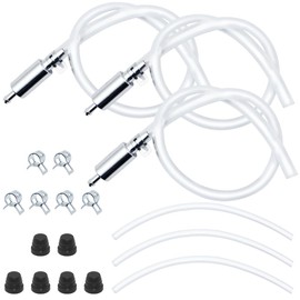 YuCool Juego de manguera de purga de freno, kit de herramientas de purga de tubo de válvula de retención unidireccional para coche motocicleta embrague, herramienta universal de purga de frenos (3