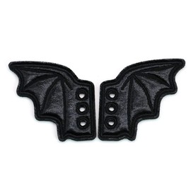 DXYSQRX Shoe Wings Bat Shoe Wings Shoe Decoration Accessories Wings for Skates Sneakers Canvas Roller Shoes
