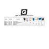 Qbit SQ1000-D-SL Stainless Steel Oscillating Drywall Blade, for 2-Gang Boxes,Universal