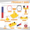 Rustark 53Pcs Science Magnet Kit Physics Electromagnet Experiment Set Labs