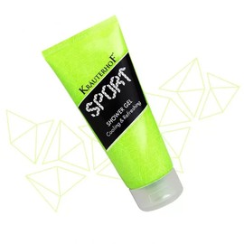Kräuterhof® SPORT Shower Gel Cooling & Refreshing (200 ml) - Cooling Shower Gel for Athletes, with CellActive® Complex to Increase Performance & Regeneration, with Taurine & Ginseng, Vegan Body Care