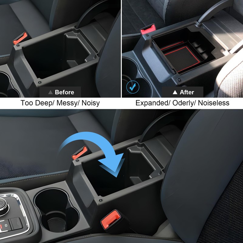 Coleya Centre Console Storage Box Compatible with Seat Ateca 2016-2024,