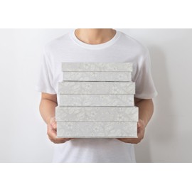 Soul & Lane Subtle Bloom Decorative Storage Boxes with Lids, Set of 3 Magnetic Closure Memory Keepsake Boxes, Cardboard Decor Storage for Photos, Documents, Gifts